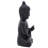 Larochelle Stoneware and Ceramic Buddha Figurine - Elegant and Modern Meditative Sculpture for Home Decor-985097992