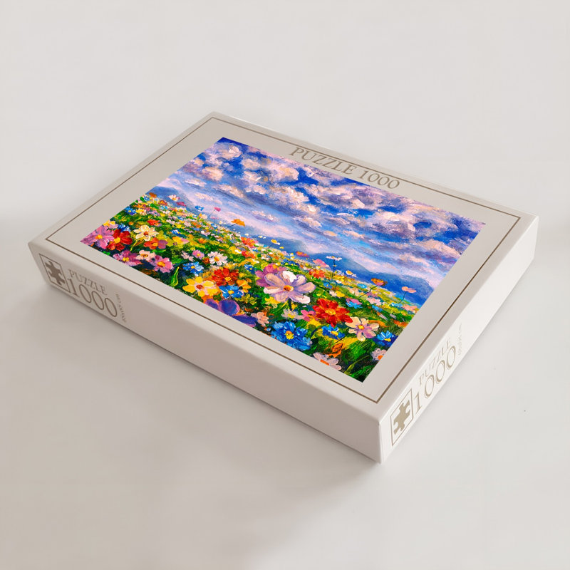 1000-Piece Jigsaw Puzzle, 26.8 x 18.9 inches | High-Quality 100% Cardboard, Vibrant Design | Perfect for Family Fun, Stress Relief & Educational Play | Gift for Adults & Kids | Box Size: 13.2 x 9.1 x 2.0 inches