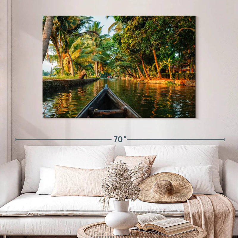 Mehar Kerala Backwater Tour, 34" H x 51" W