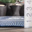 Tapis bleu intérieur / extérieur Quinlynn-1097481196