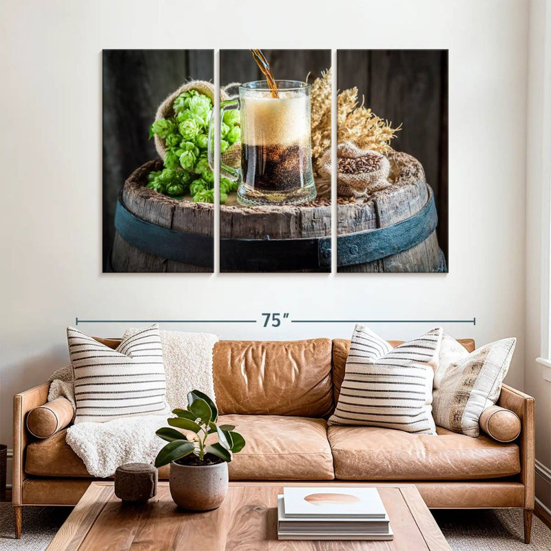 Yarlin Beer, 42" H x 65" W