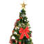 Arbre de Noël 5 pi avec lumières à DEL, 109 pendentifs, jupes, garde-corps, support, arbre de décoration d'intérieur, 5 pi, Delight