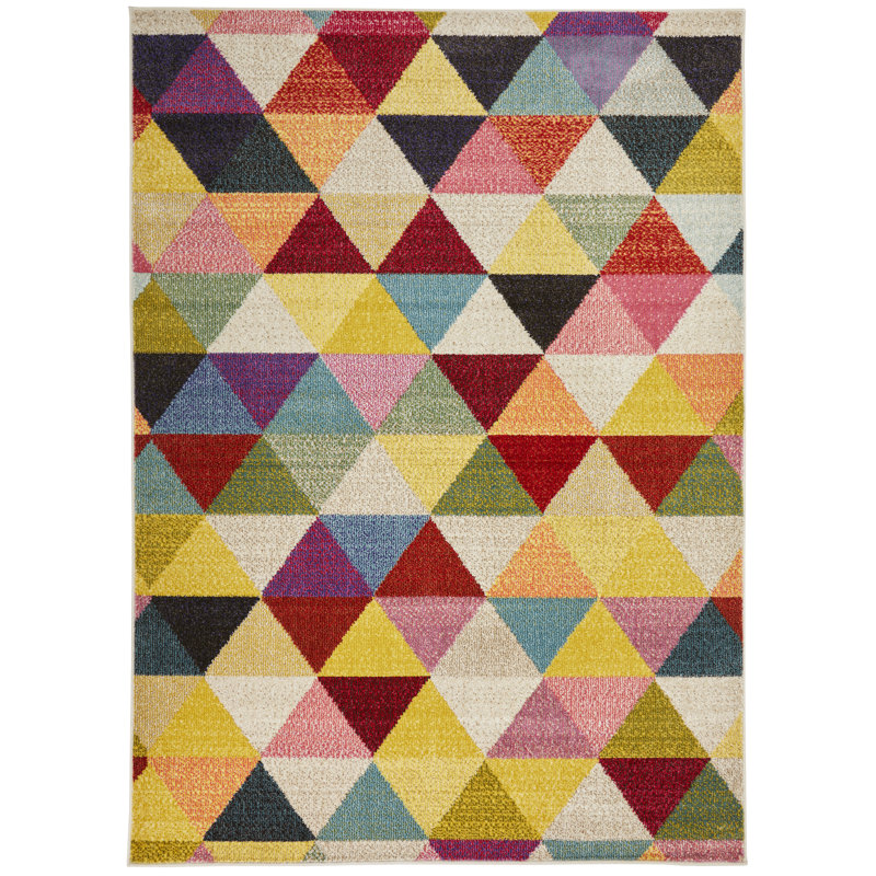 Geometric Area Rug, Rectangle 120 x 170cm