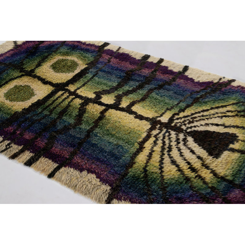 Scandinavian One-of-a-Kind 3'9x6'7 Hand Knotted Area Rug