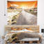 Pebble de jardin de soleil avec tapisserie de vélo et suspension murale landscape-28488917