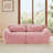 Boneless 2-Seater Modular Sofa With Plush Fabric And High-Density Sponge-1743477132