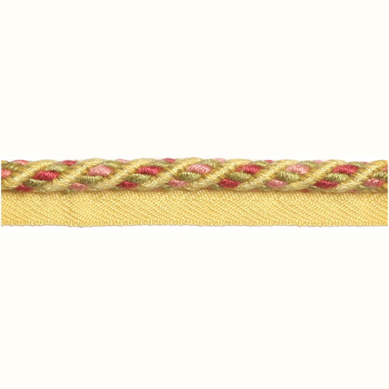 Tissu Chaura Avola Berry, Doré / rose / rose doux