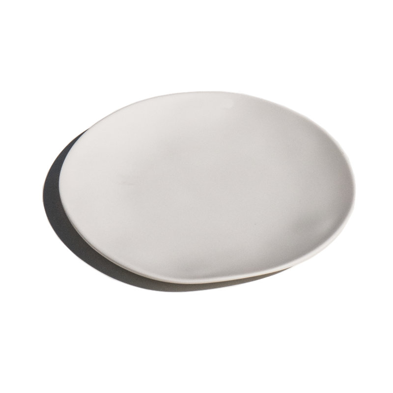 Organic NewWave Melamine Appetizer Plate - Cream - 6.8"