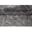Tapis gris en laine / soie touffeté à la main