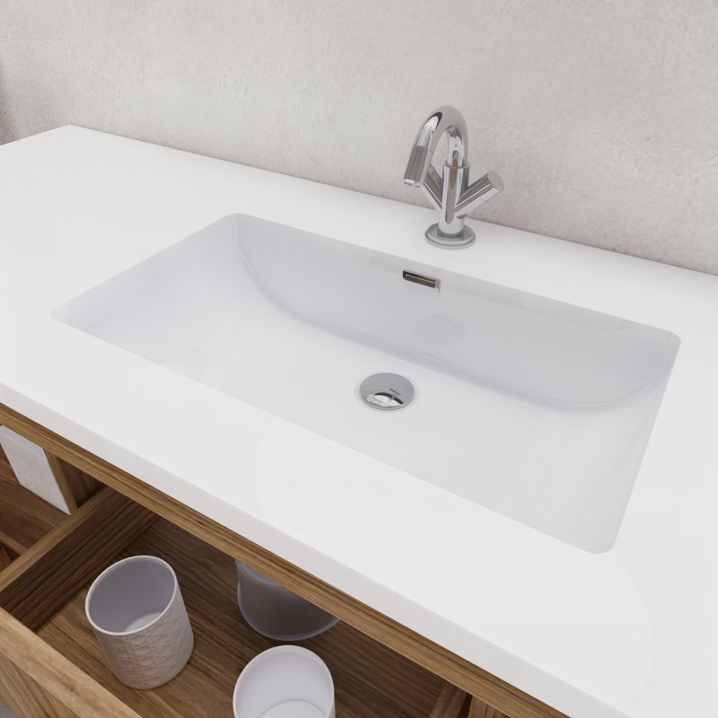 60" Single Sink Bathroom Vanity Set, Oak