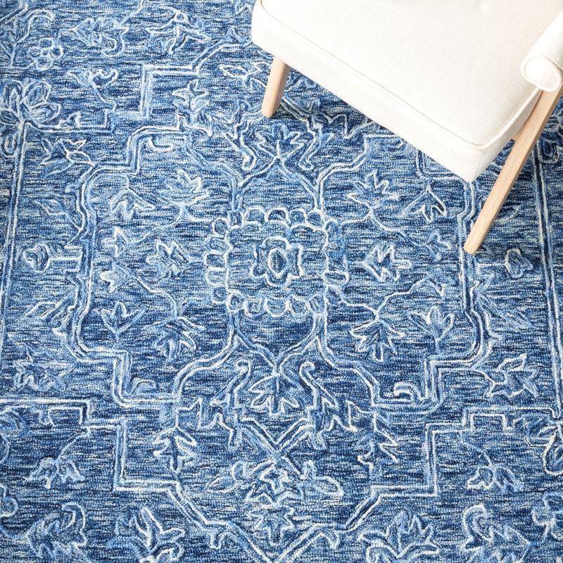 Tapis oriental en laine et coton touffeté à la main Judston, Rectangle de 10 pi x 14 pi