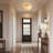 2 - Light Modern Boho Handwoven Cotton Rope Semi-Flush Mount Ceiling Light for Bedroom