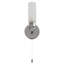 Heraclio Chrome Armed Sconce