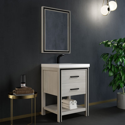 Ensemble de meuble-lavabo simple 25 po Radegunda