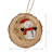 4'' Wood Hanging Figurine Ornament