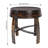 Round Barrel-Style Side Table End Table