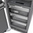 ZLINE 18 in. 8.6 cu. ft. Panel Ready Hinge Column Freezer with Graphite Gray Interior-121675392