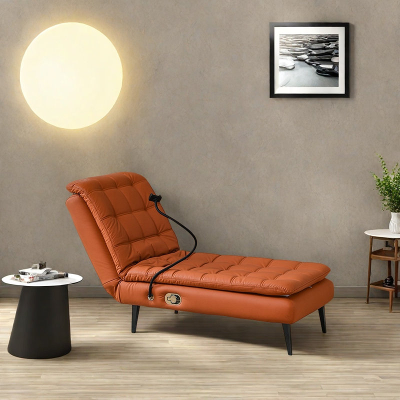 Multi-functional comfortable recliner, Orange