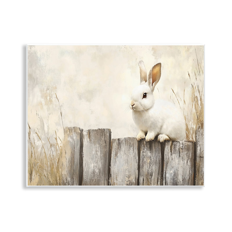 «Bunny On The Fence», art mural par Franklyn Gregory