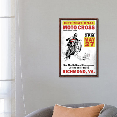 Motocross Richmond VA by Mark Rogan - Print on Canvas
