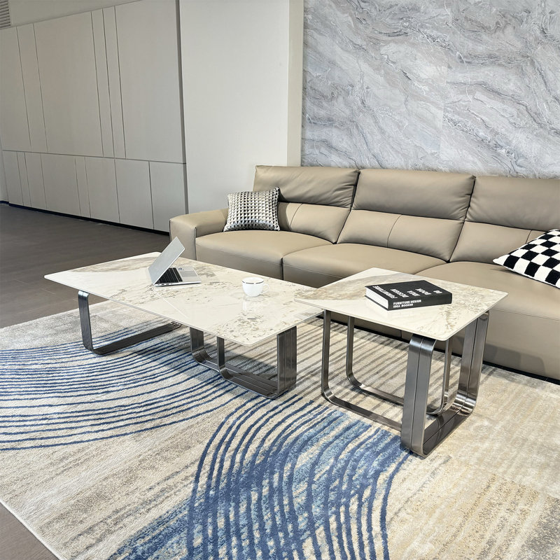 Ensemble de tables basses Modern Modern, Gris