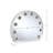 Alma White Finish Accent Mirror