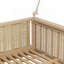 Lit double en bois massif d'extérieur classique en bois massif, cadre de balançoire en rotin de jardin avec longues cordes pour la piscine-1318169660