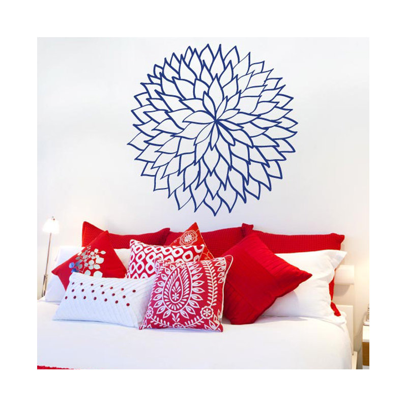 Plants & Flowers Wall Decal, Blue