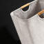 Panier à linge pliable avec poignées en bois - Panier de rangement en lin de coton grande capacité pour les vêtements, les jouets et l'organisation de la salle de bain-2131129935-2131129932