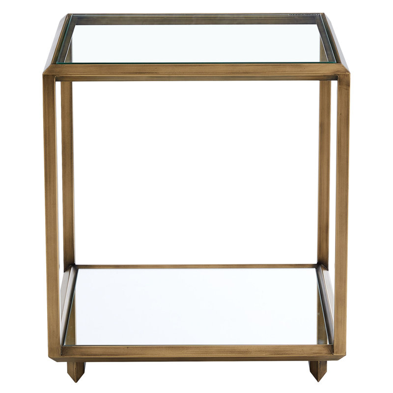 Florabella Glass End Table