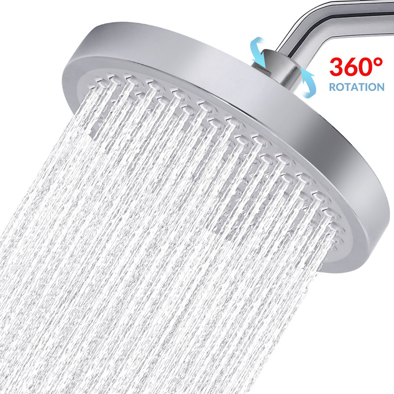 Tête de douche BAOKALER, pomme de douche haute pression 6 po