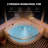59" Corner Whirlpool Bathtub Hydrotherapy Tub with 16 Jets, Rainbow LED Light