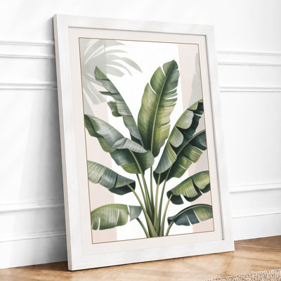 Tropical Fronds Botanical - Framed Print