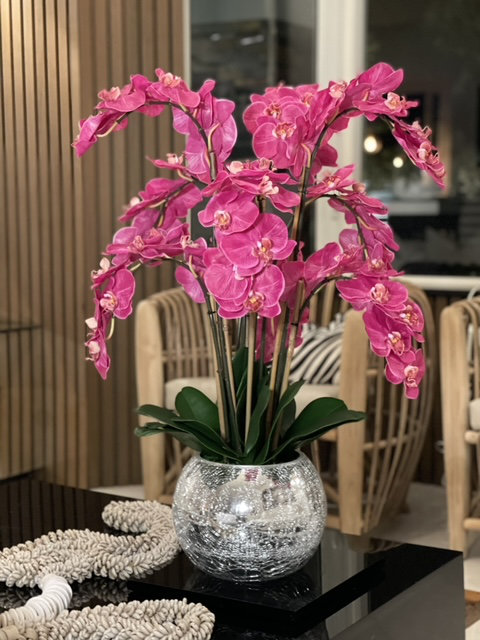 Phalaenopsis Orchids Centerpiece in Vase