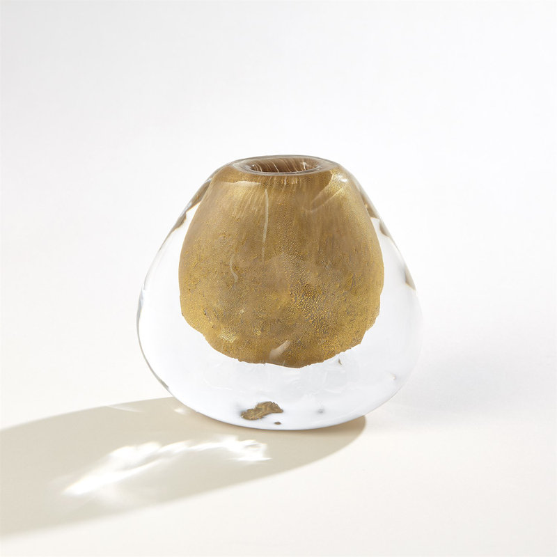 Vase conique - Or