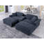 Canapé modulaire en chenille avec ports USB 104,86 "， deux repose-pieds, rangement et porte-gobelets (5 pièces)-1721666883