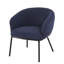 Chaise d'appoint moderne en velours côtelé avec pieds en métal et assemblage facile-1454187933