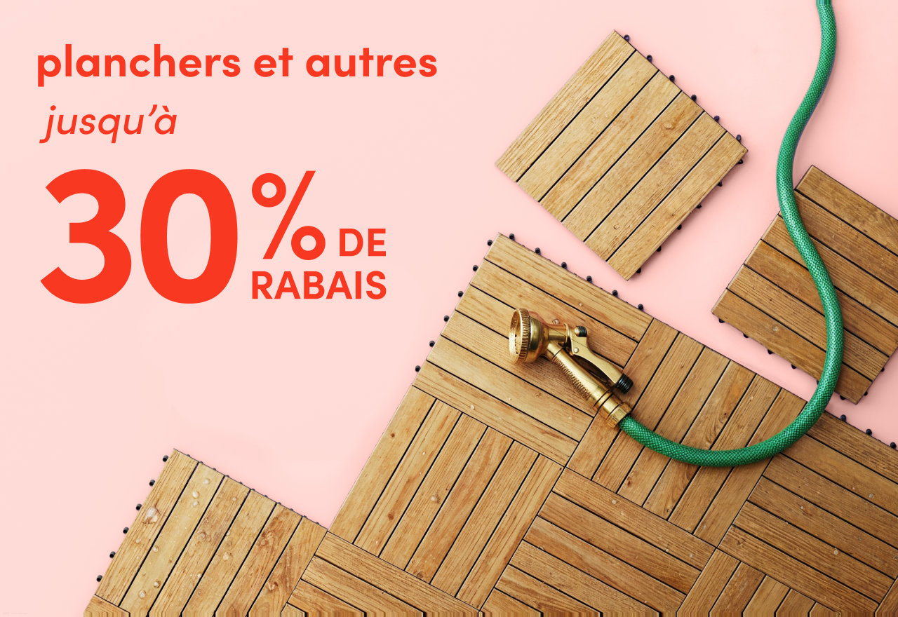planchers et autres en solde
