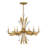 Vida 29.25" Six-Light Single Tier Candle Chandelier w/ Crystal Accents