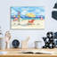 «Beach Signs Umbrellas» par Paul Brent, acrylique-315518083