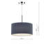 Kiera 3 - Light Polished Chrome Drum Pendant-14733211-13678163