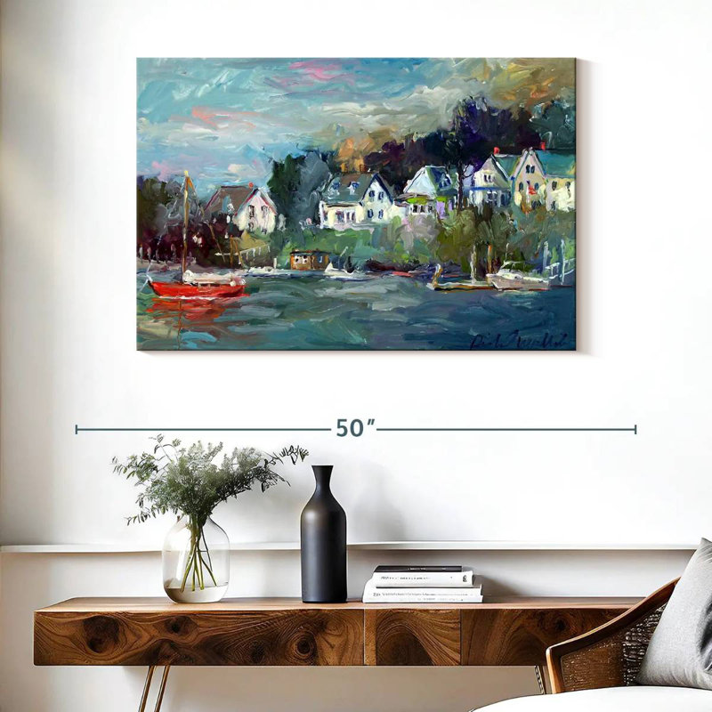 Serene Dock, 26" H x 39" W
