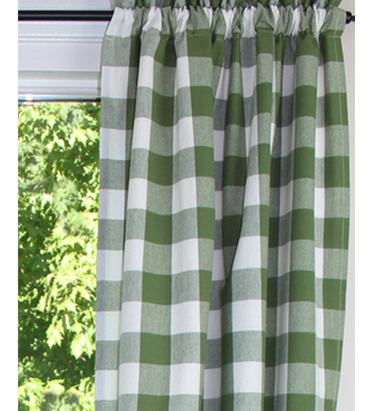 Paire de rideaux occultant en coton Abruscato, 72 po x 63 po