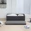 HOMCOM Storage Ottoman Bench Box Corduroy Wooden Legs-960253052-945804369