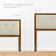 Willow Wood Platform Bed with Angular Frame