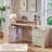 67" L Shaped Desk With Drawers And Power Outlet, Home Office Computer Desk With Monitor Stand, Storage Cabinet-565242989