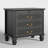 4-Drawer Solid Wood Nightstand With Charging Station, Human Sensor Light, Cable Management-969852307