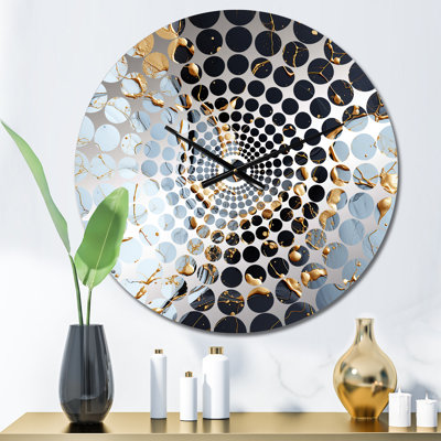 Alv - Horloge murale en marbre