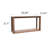 60-inch Rectangular Solid Wood Veneer Side Table-1136488258