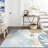 Kaldi Vibrant Spring Floral Print Machine Washable Area Rug with Non-Slip Backing for Living Room, Dining Room, Bedroom-145547963